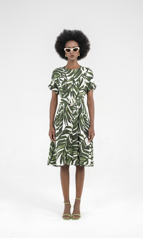 Sixdo SIXDO Raw Midi Dress